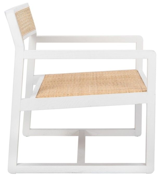Safavieh Lula Natural/White Accent Chair-2