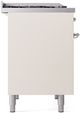 Ilve® Nostalgie II Series 40" Antique White Pro Style Dual Fuel Range-3