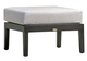 Ratana Lucia Ash Grey Aluminum Ottoman-0