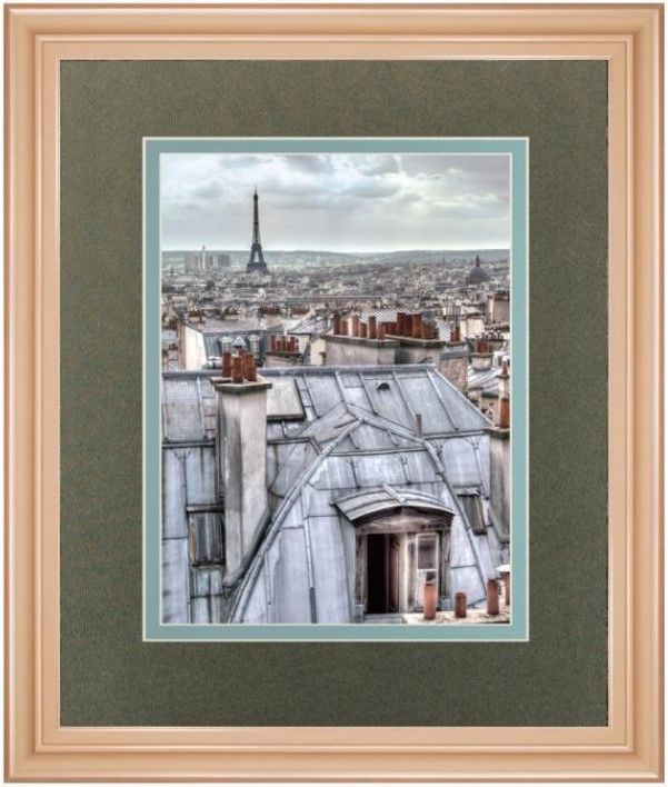 Classy Living Assaf Frank Paris Rooftops 40" Wall Art-0