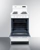 Summit® 20" White Freestanding Electric Range-2