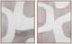 Crestview Collection Caldwell 2-Piece Gray-White Wall Art Set-0