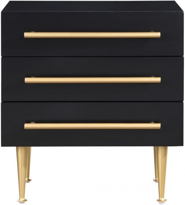 Meridian Furniture Marisol Black Nightstand-1