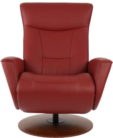Fjords® Modern Living Oskar Tabasco Large Dual Motion Swivel Recliner-3