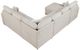 Homelegance® Pompano 4-Piece Beige Left-Arm Facing Sectional and Chaise-4
