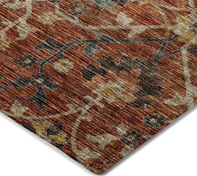 Dalyn™ Rug Company Silk Road SR4 Paprika 5'x8' Area Rug-2