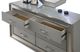 Furniture of America® Cassiopeia Metallic Gray Dresser-2