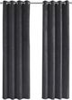 Monarch Specialties Inc. 2-Piece Grey 52" x 95" Room Darkening Curtain Panel Set-0