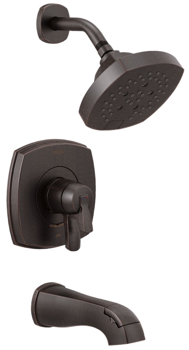 Delta Stryke® 17 Series Venetian Bronze Tub and Shower Only-0