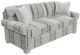 Craftmaster® Customizable Craftmaster Essentials Queen Pleated Rolled Arm Sleeper Sofa-1