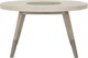 Magnussen Home® Lenox Acadia White/Bronze Glass/Warm Silver Round Dining Table-1