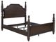Coaster® Andover Dark Oak California King Poster Bed-1