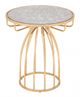 Zuo® Modern Silo Mirror Top Side Table with Gold Base-1