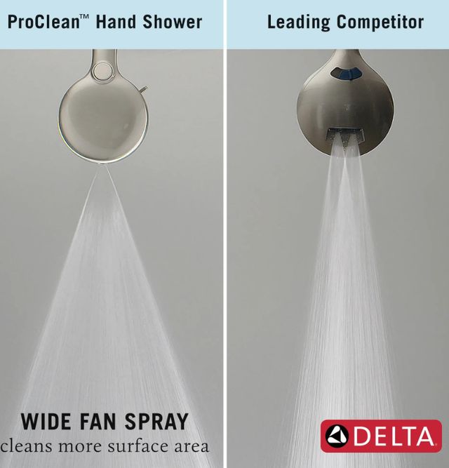 Delta Venetian Bronze 7-Setting Slide Bar Hand Shower with Cleaning Spray-3
