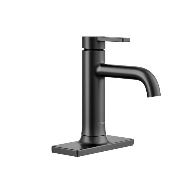 KOHLER® Venza® Matte Black 0.5 GPM Single-Handle Bathroom Sink Faucet-0