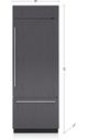 Sub-Zero® Classic Series 30" 17 Cu. Ft. Panel Ready Built-In Bottom Right Hinge Freezer Refrigerator with Internal Water Dispenser-3