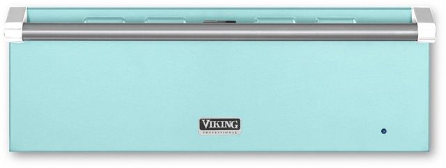 Viking® 5 Series 30" Bywater Blue Professional Electric Warming Drawer-0