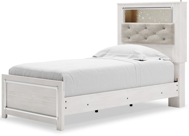Signature Design by Ashley® Altyra White Twin Panel Bookcase Bed-1