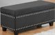 Titus Furniture Charcoal Storage Bench-0