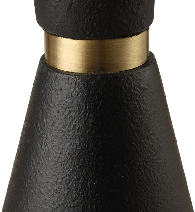 Uttermost® Layla Aged Black Floor Lamp-4