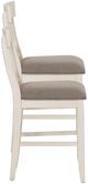 Coast2Coast Home™ Belsey 2-Piece Gray/White Counter Stool Set-4