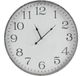 Olliix by Martha Stewart Duke White and Silver Round Clock-0
