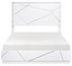 Homelegance® Orlo High Gloss White Queen Panel Bed-2