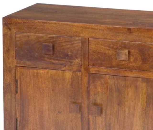 Jaipur Furniture Dakota Dark Brown 3-Drawer Sideboard-2