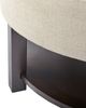 Olliix by Madison Park Cream/Brown Miller Ottoman-3