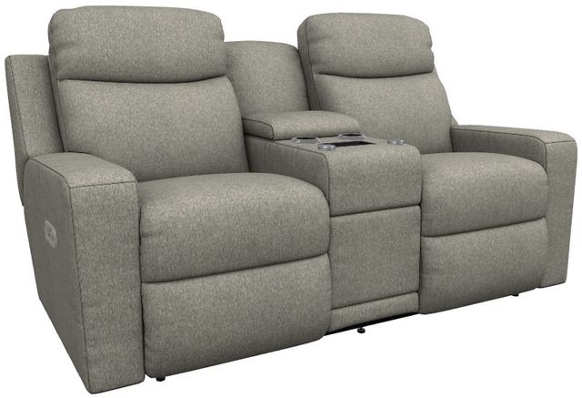La-Z-Boy® Emmons Ash Power Reclining Loveseat with Console, Headrest, and Lumbar-0