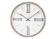 Monarch Specialties Inc. White 16" Wall Clock with Gold Frame-0