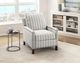 Homelegance® Landrum Beige/Grayish Blue Push Back Manual Reclining Chair-1