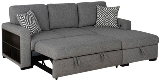 Furniture of America® Chatham Gray Right-Arm Facing Sectional-0
