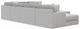 Jackson Furniture Logan 4-Piece Gray Left Side Facing U-Shape Chaise Sectional-4