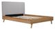 Mazin Furniture Cassidy Brown Full Platform Bed Upholstered Headboard-4