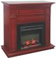 American Heartland Manufacturing Poplar Tall Fireplace Mantle-0