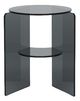 Natuzzi Editions Pepe Smoke Round Accent Table-0
