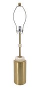 A & B Home Gold/White Dervani Alabaster and Metal Table Lamp-1