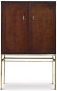 Century® Details Case Bar Cabinet with Wood Back Panel-1