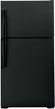 GE® 33 in. 21.9 Cu. Ft. Black Top Freezer Refrigerator-0
