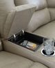 Signature Design by Ashley® Brannigan 5-Piece Pebble Power Reclining Sectional with Storage Consoles-1
