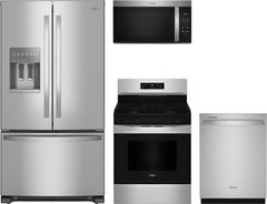 Whirlpool® 4 Piece Stainless Steel Kitchen Package