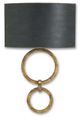 Currey & Company Bolebrook Gold Leaf Wall Sconce-0