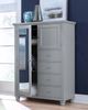 Aspenhome® Cambridge Light Gray Paint Chiffarobe-1