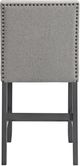 Elements International Seneca Gray Counter Side Chair-2