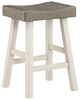 Homelegance® Caspian Coffee/White Counter Stool-0