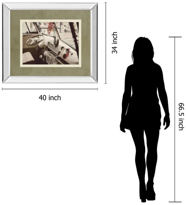 Classy Art Cool Cats by Gail Peck Mirror Framed Wall Art-2