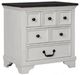 Furniture of America® Hampstead White/Dark Brown Nightstand-0