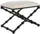Uttermost®  Iron Satin Black Drops Small Bench-0