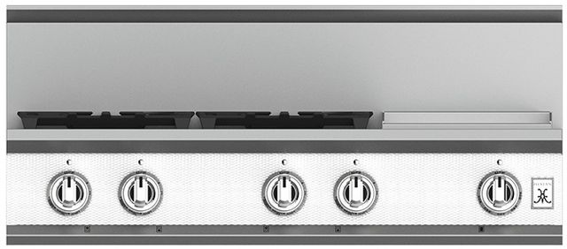 Hestan 36" Custom Color 4-Burner Gas Rangetop with Griddle-1
